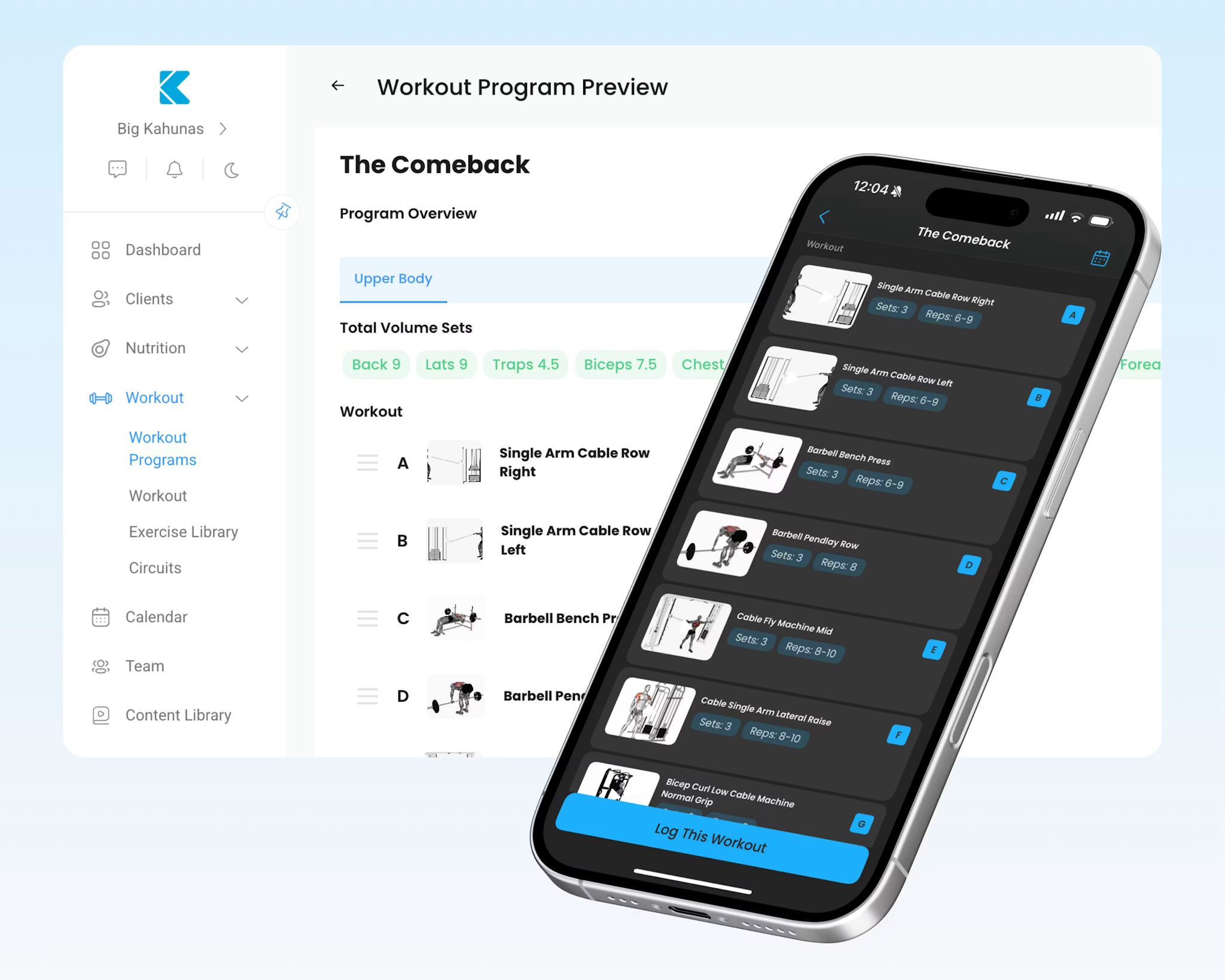 DTP Training App Interface